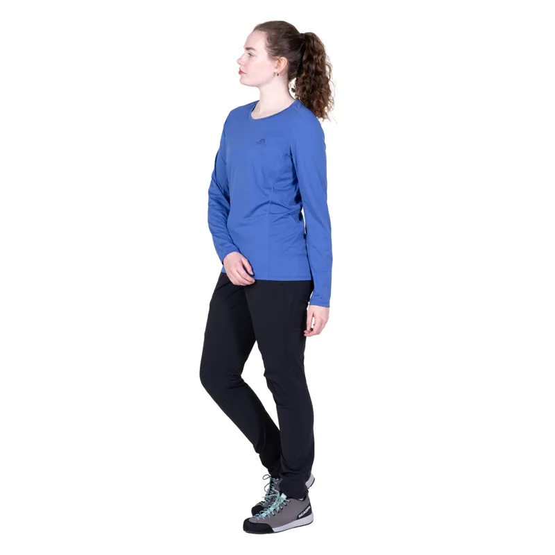 Mountain Equipment Womens Tempi Long Sleeved Tee - Vivid Blue-6