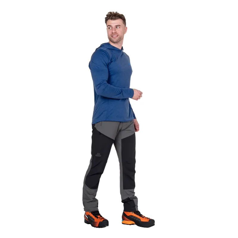 Mountain Equipment Mens Ibex Alpine Trousers - Anvil Grey-Black-4