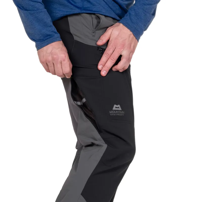 Mountain Equipment Mens Ibex Alpine Trousers - Anvil Grey-Black-9