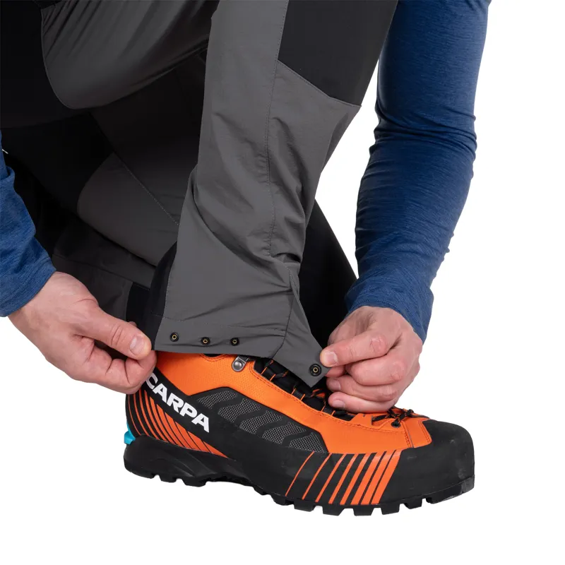 Mountain Equipment Mens Ibex Alpine Trousers - Anvil Grey-Black-11