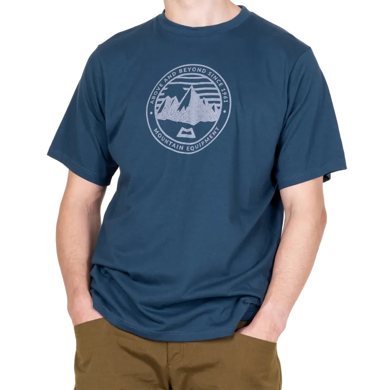 Mountain Equipment Mens Roundel Tee - Denim Blue-4