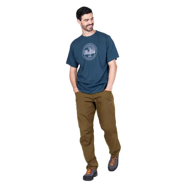 Mountain Equipment Mens Roundel Tee - Denim Blue-5