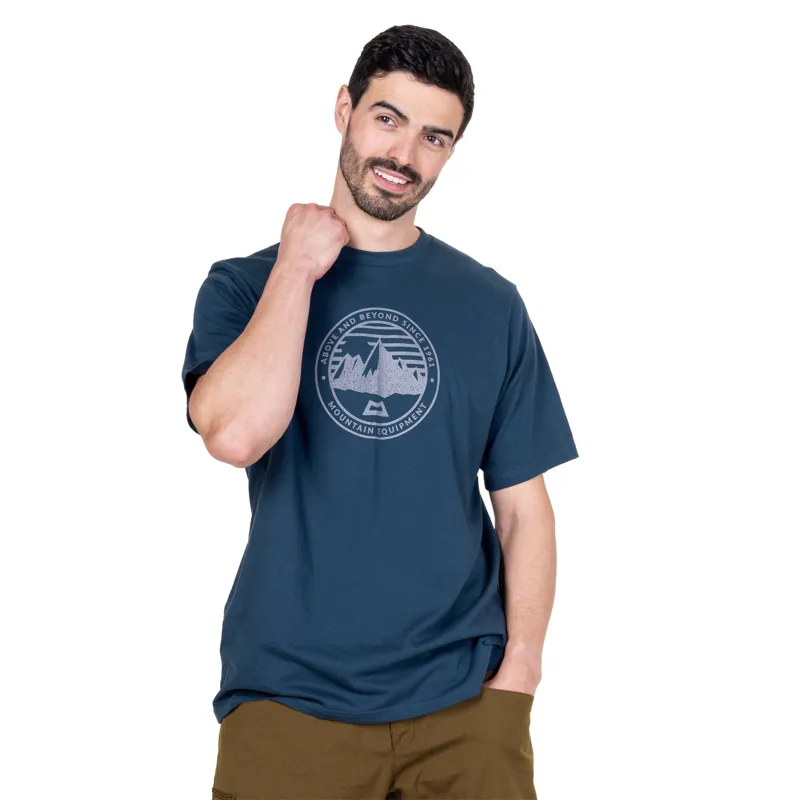 Mountain Equipment Mens Roundel Tee - Denim Blue-6