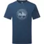 Mountain Equipment Mens Roundel Tee - Denim Blue