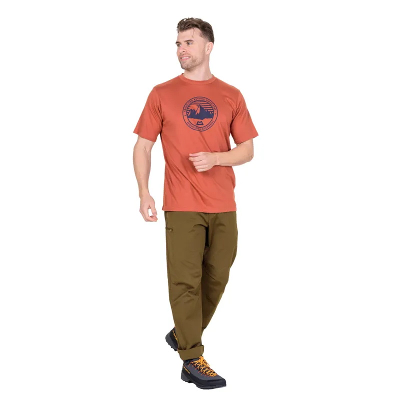 Mountain Equipment Mens Roundel Tee - Etruscan Red-4