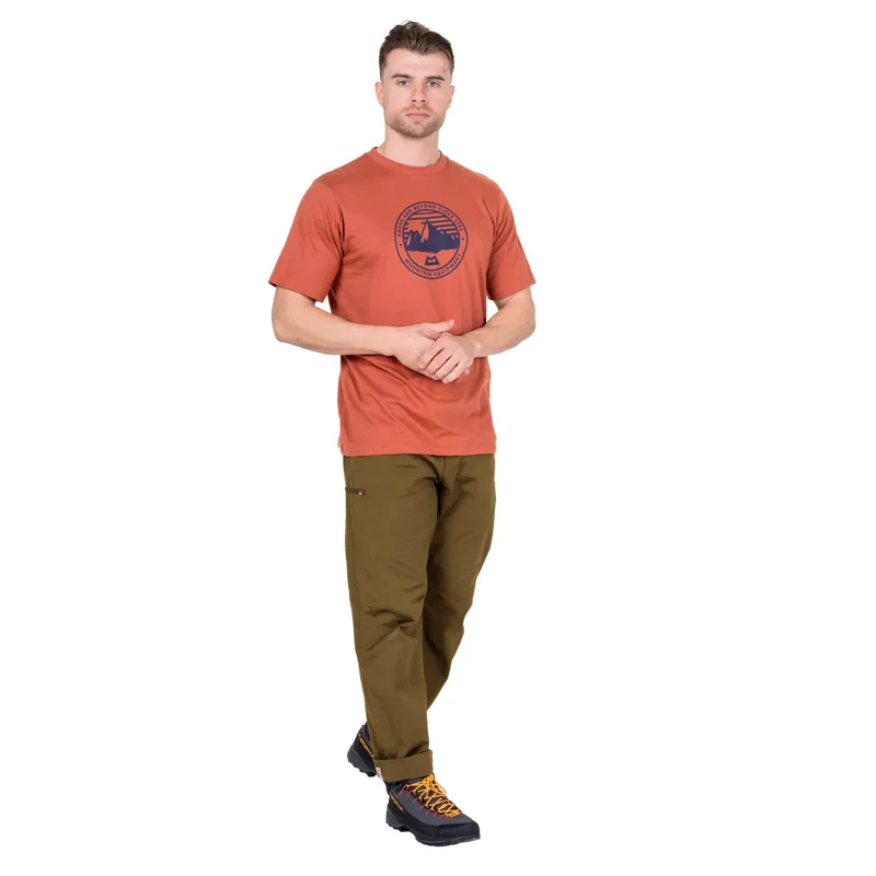 Mountain Equipment Mens Roundel Tee - Etruscan Red-5