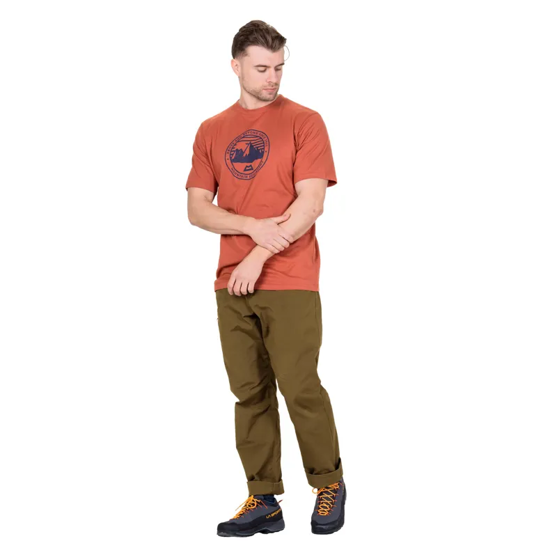 Mountain Equipment Mens Roundel Tee - Etruscan Red-8