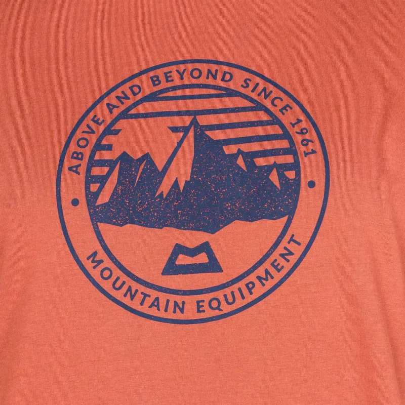 Mountain Equipment Mens Roundel Tee - Etruscan Red-1