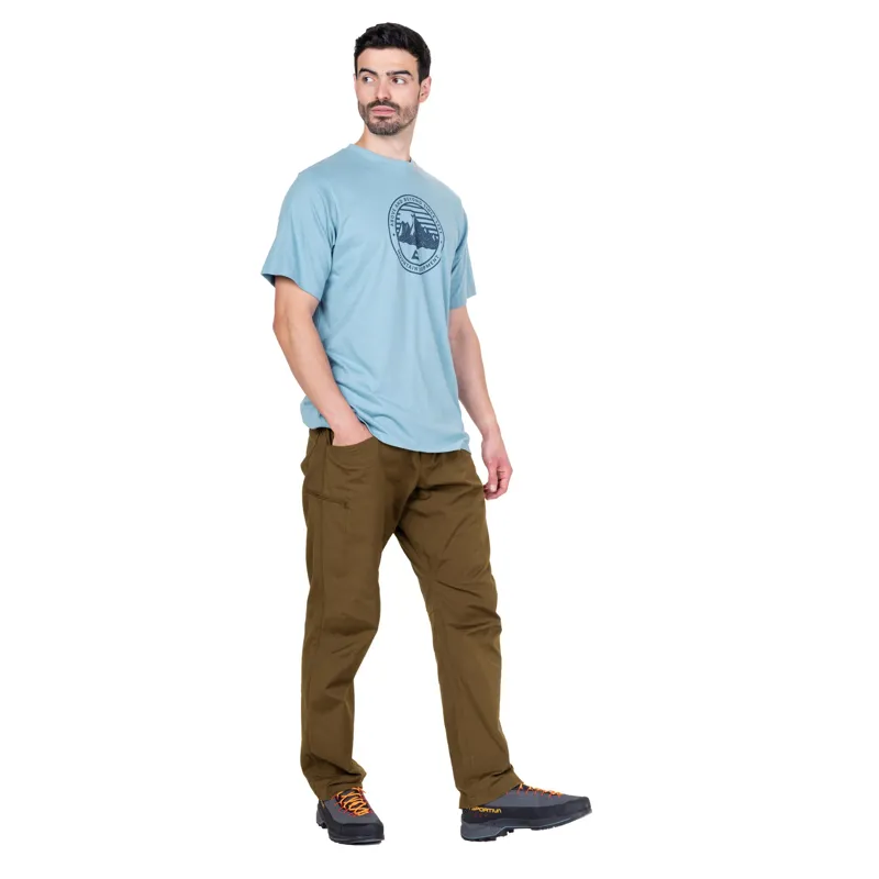Mountain Equipment Mens Roundel Tee - Heritage Blue-3