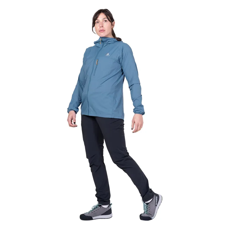 Mountain Equipment Womens Aerofoil Hooded Jacket - Stellar Blue-2