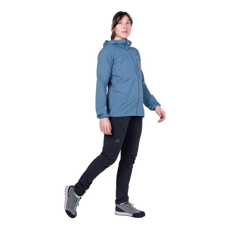 Mountain Equipment Womens Aerofoil Hooded Jacket - Stellar Blue-3