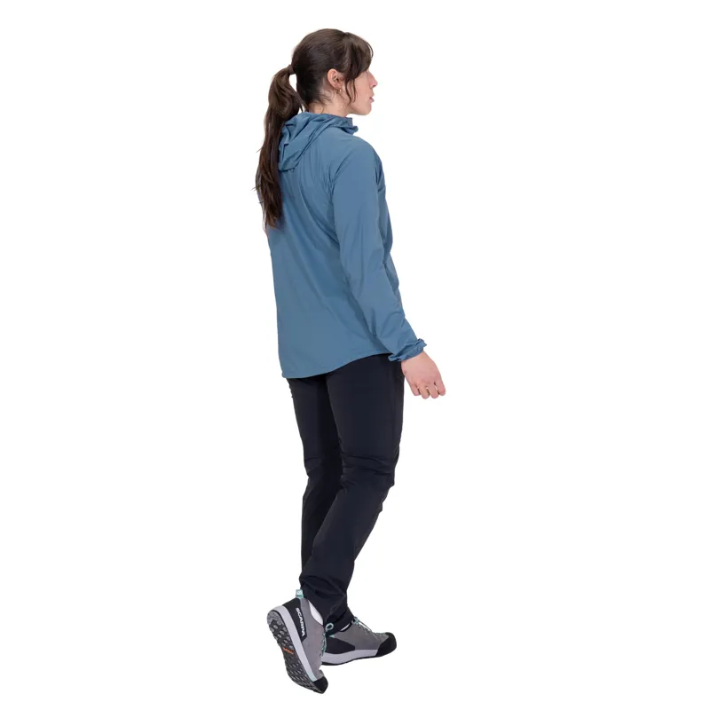 Mountain Equipment Womens Aerofoil Hooded Jacket - Stellar Blue-5