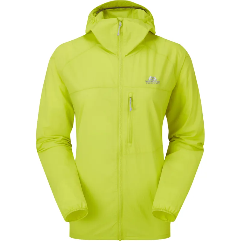 Mountain Equipment Womens Aerofoil Hooded Jacket - Vine Green