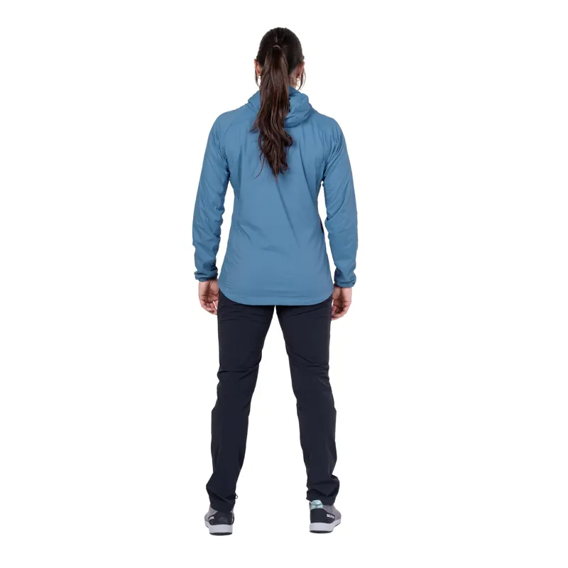 Mountain Equipment Womens Aerotherm Hooded Jacket - Stellar Blue-1