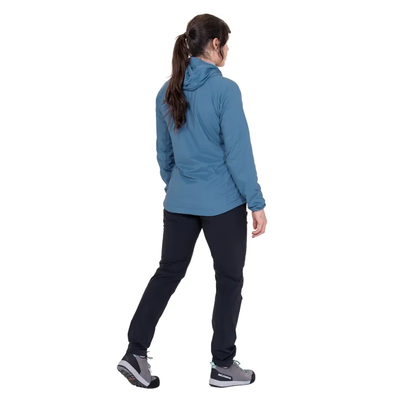 Mountain Equipment Womens Aerotherm Hooded Jacket - Stellar Blue-4