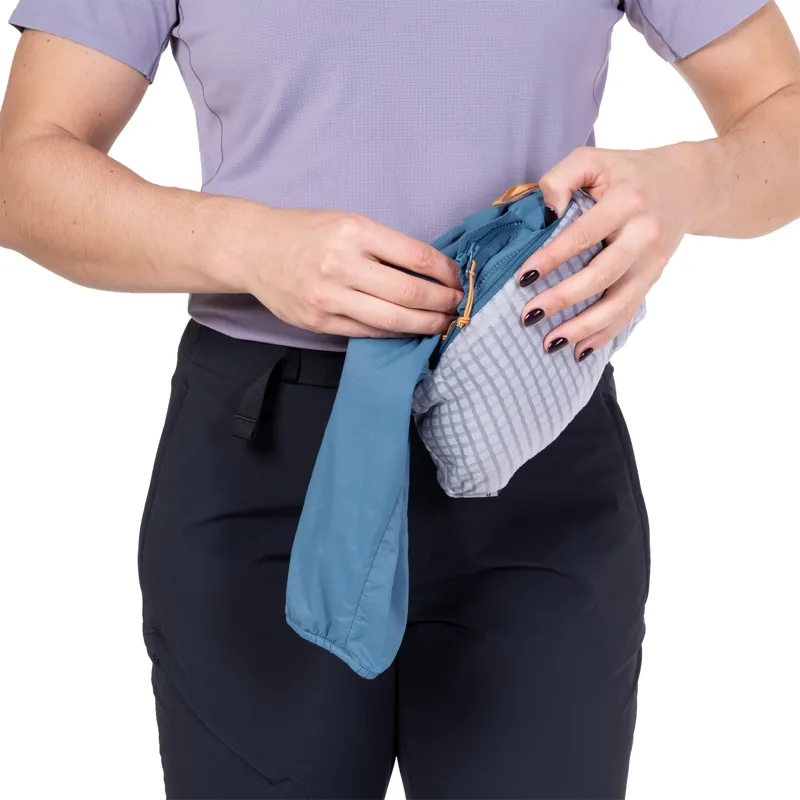 Mountain Equipment Womens Aerotherm Hooded Jacket - Stellar Blue-12