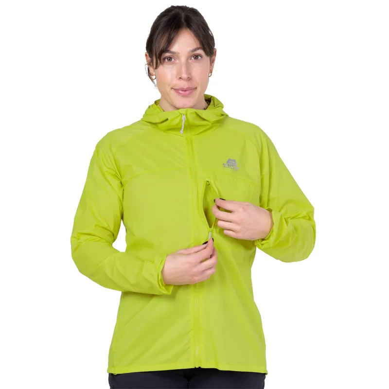 Mountain Equipment Womens Aerofoil Hooded Jacket - Vine Green-6