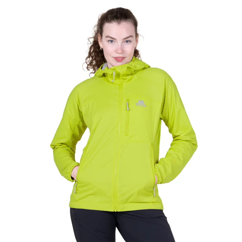 Mountain Equipment Womens Aerotherm Hooded Jacket - Vine Green-4
