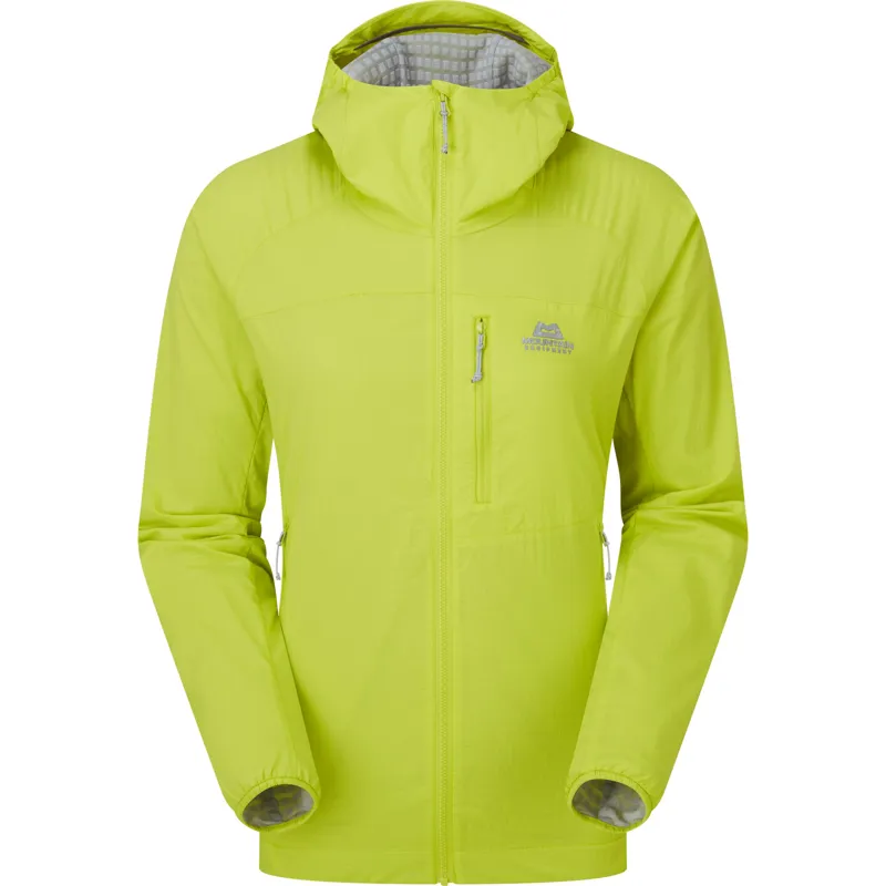 Mountain Equipment Womens Aerotherm Hooded Jacket - Vine Green