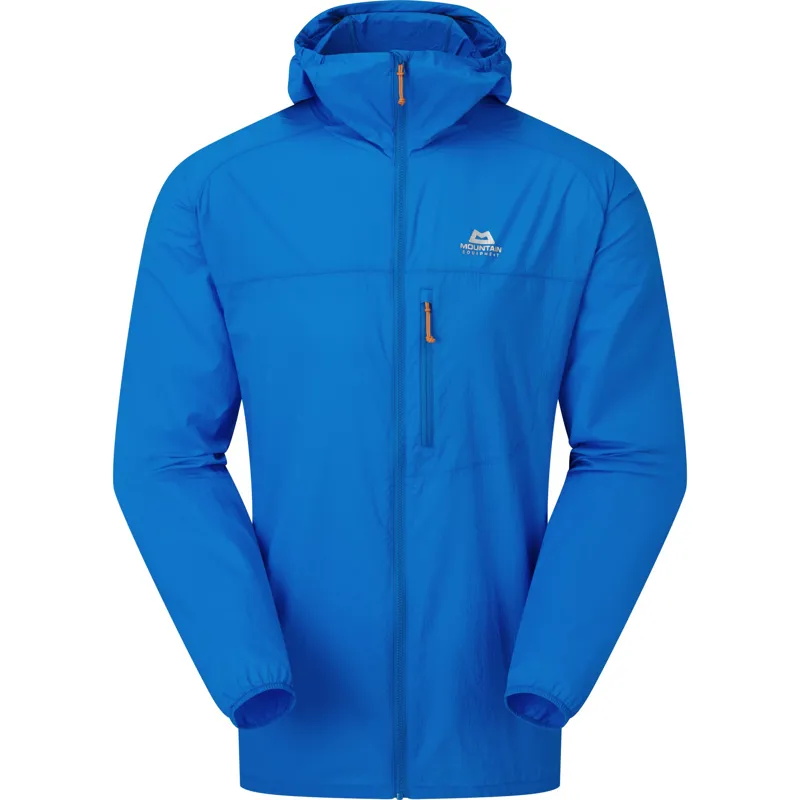 Mountain Equipment Mens Aerofoil Hooded Jacket - Atlantic Blue