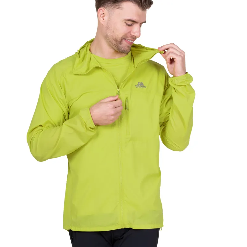 Mountain Equipment Mens Aerofoil Hooded Jacket - Vine Green-7