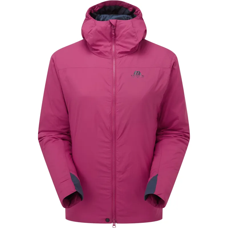 Mountain Equipment Womens Intra Hooded Jacket - Maroon