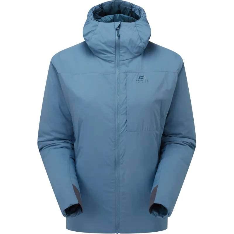 Mountain Equipment Womens Intra Light Hooded Jacket - Stellar Blue
