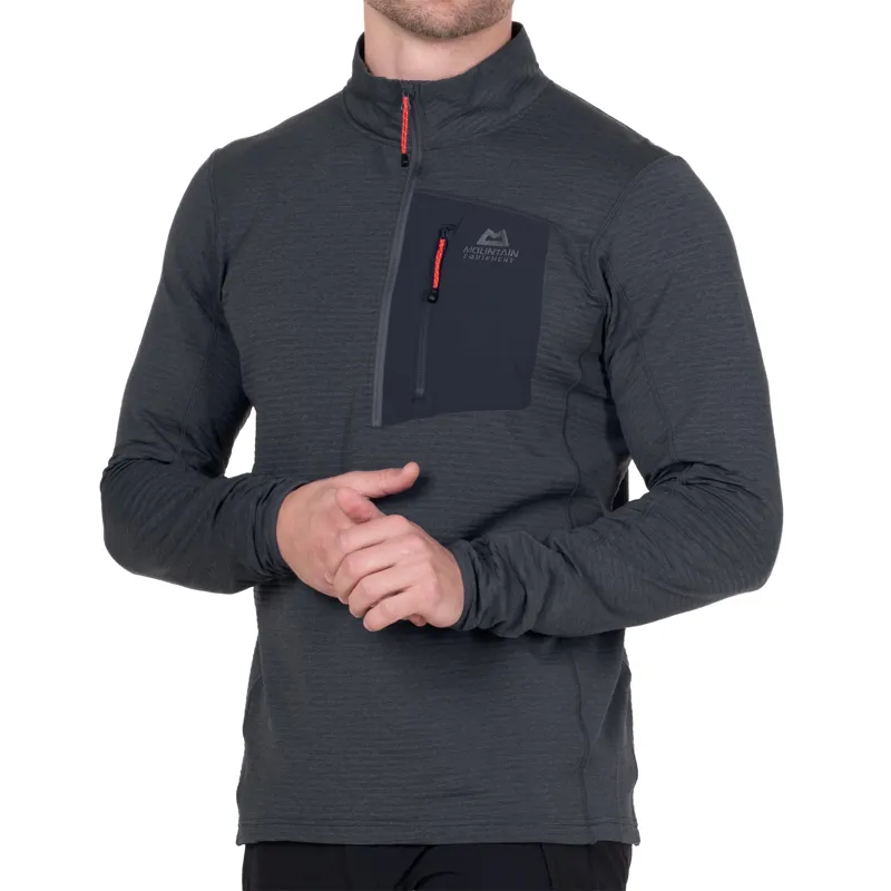 Mountain Equipment Mens Lumiko Zip-T Fleece - Ombre Blue-Cosmos-7