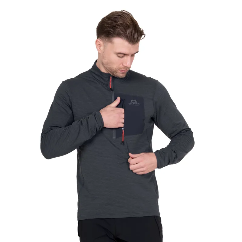 Mountain Equipment Mens Lumiko Zip-T Fleece - Ombre Blue-Cosmos-6