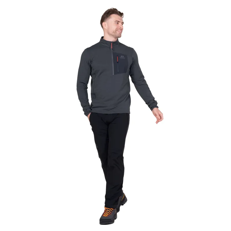 Mountain Equipment Mens Lumiko Zip-T Fleece - Ombre Blue-Cosmos-2