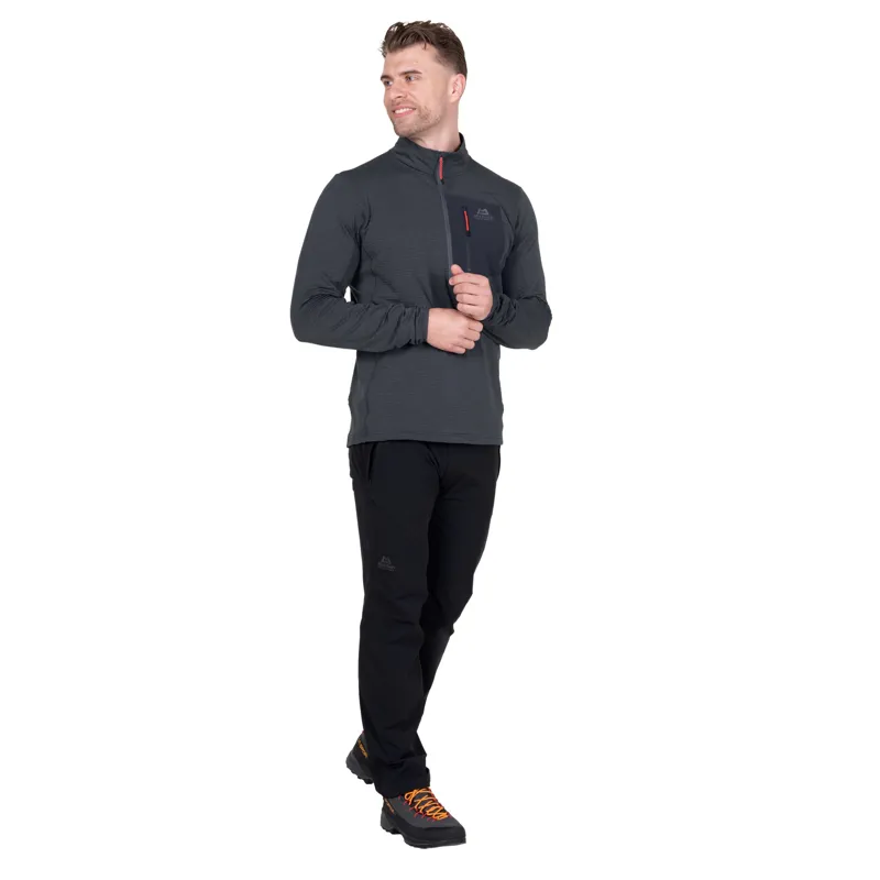 Mountain Equipment Mens Lumiko Zip-T Fleece - Ombre Blue-Cosmos-3