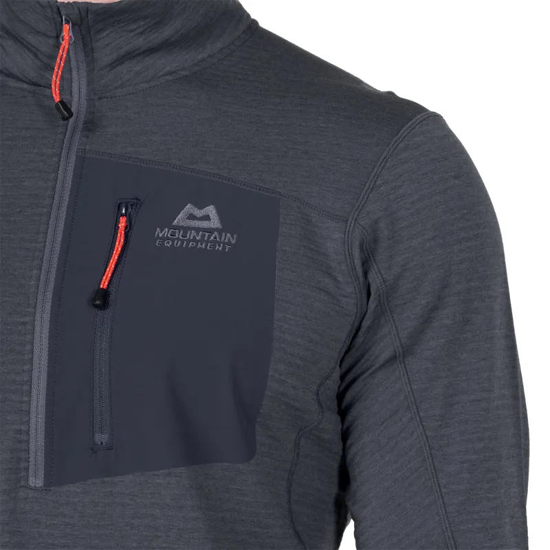 Mountain Equipment Mens Lumiko Zip-T Fleece - Ombre Blue-Cosmos-8