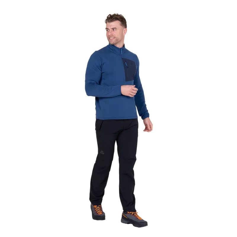 Mountain Equipment Mens Lumiko Zip-T Fleece - Admiral-Cosmos-5