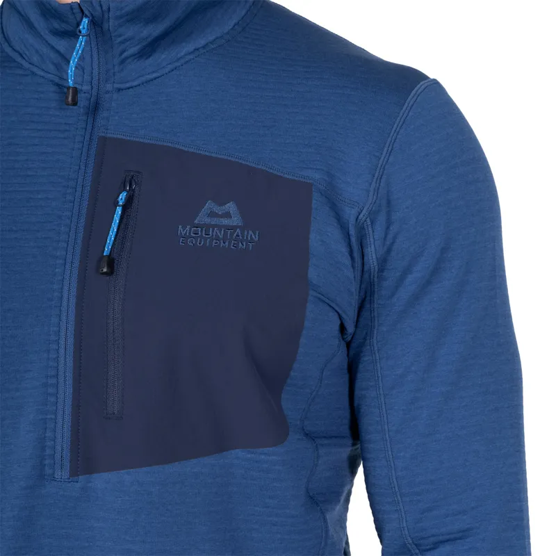 Mountain Equipment Mens Lumiko Zip-T Fleece - Admiral-Cosmos-8