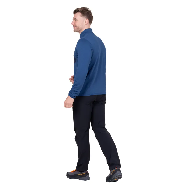 Mountain Equipment Mens Lumiko Zip-T Fleece - Admiral-Cosmos-2