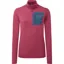 Mountain Equipment Womens Lumiko Zip-T Fleece - Maroon-Majolica