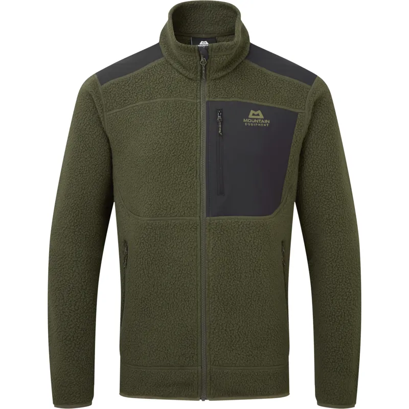 Mountain Equipment Mens Highpile Jacket - Buckthorn-Black