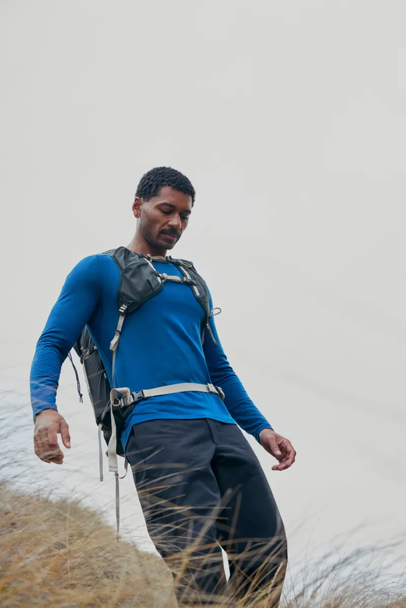 Icebreaker Mens 200 Oasis Long Sleeved Crewe Top - Atlantis-5