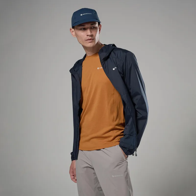 Montane Mens Featherlite Hoodie - Eclipse Blue-4