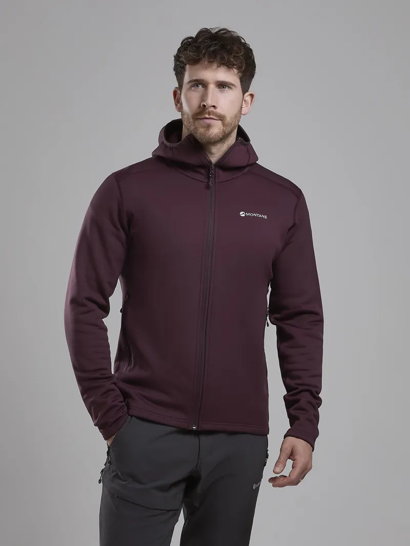 Montane Mens Fury Hoodie - Dark Garnet-1