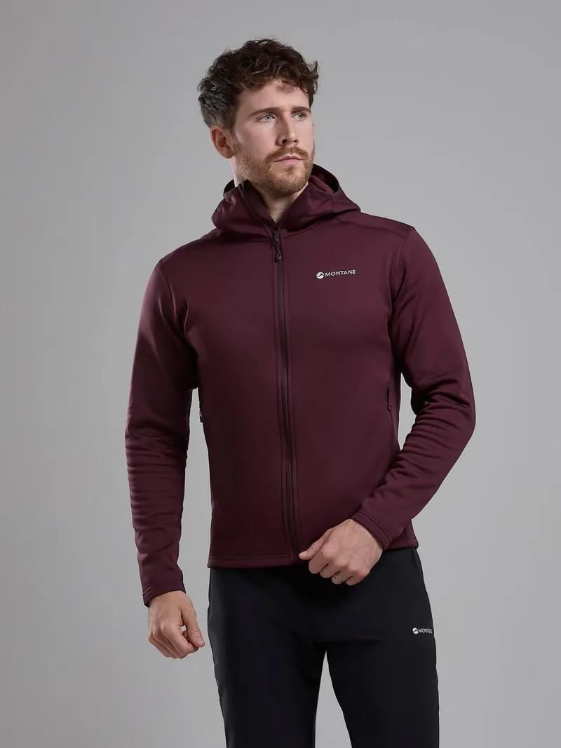 Montane Mens Fury Lite Hoodie - Dark Garnet-1