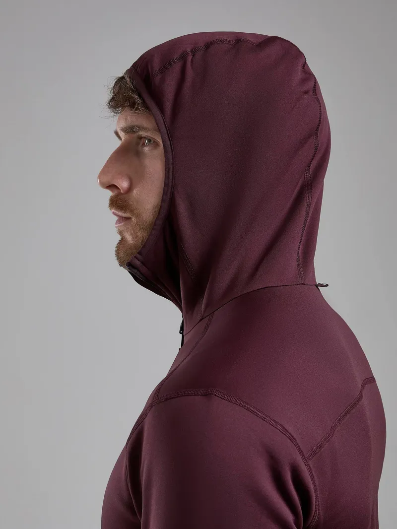 Montane Mens Fury Lite Hoodie - Dark Garnet-4