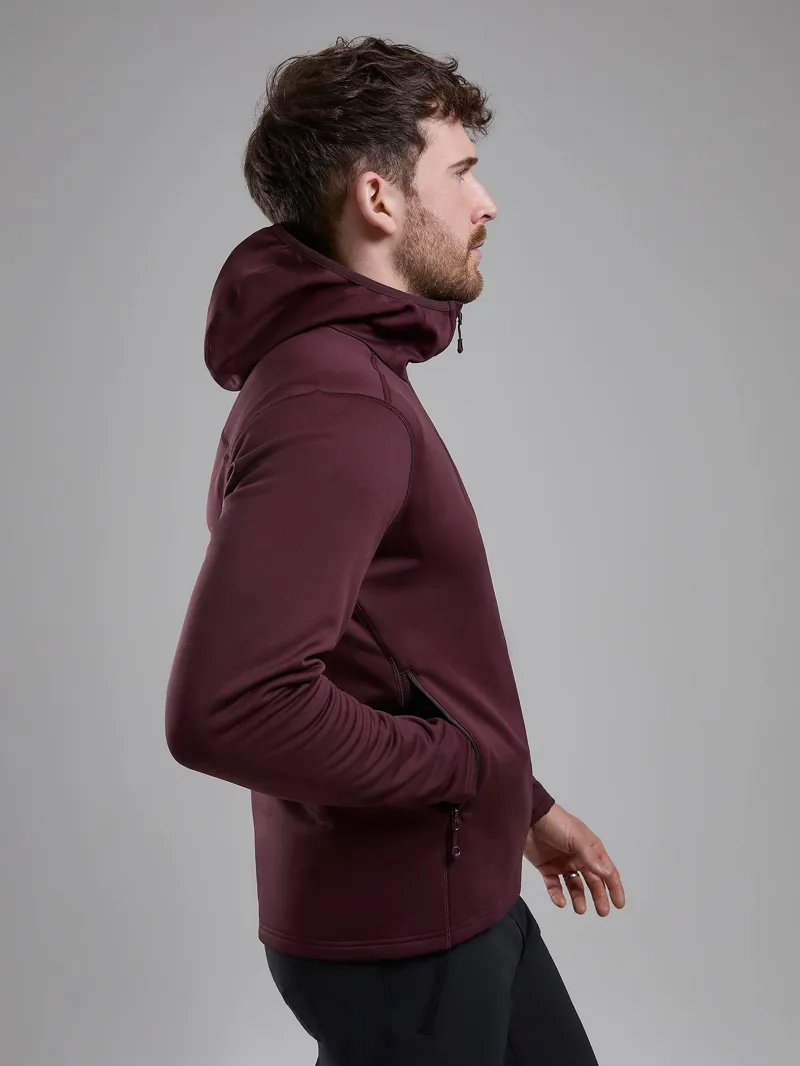 Montane Mens Fury Lite Hoodie - Dark Garnet-2