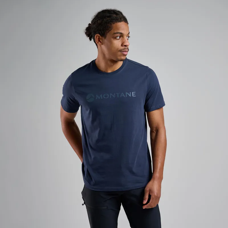 Montane Mens Montane Mono Logo T-Shirt - Eclipse Blue-1