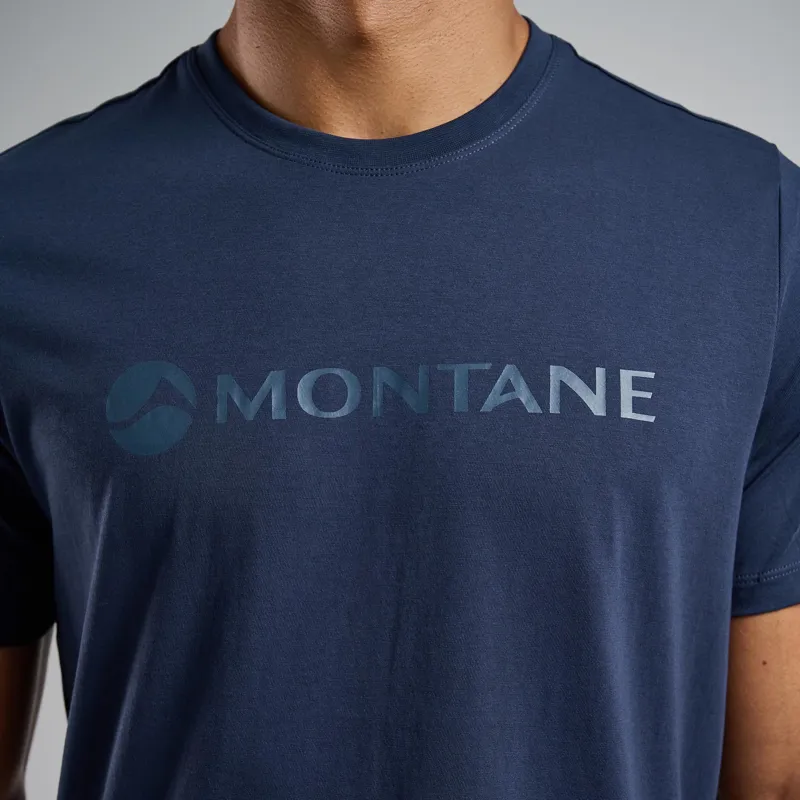 Montane Mens Montane Mono Logo T-Shirt - Eclipse Blue-3