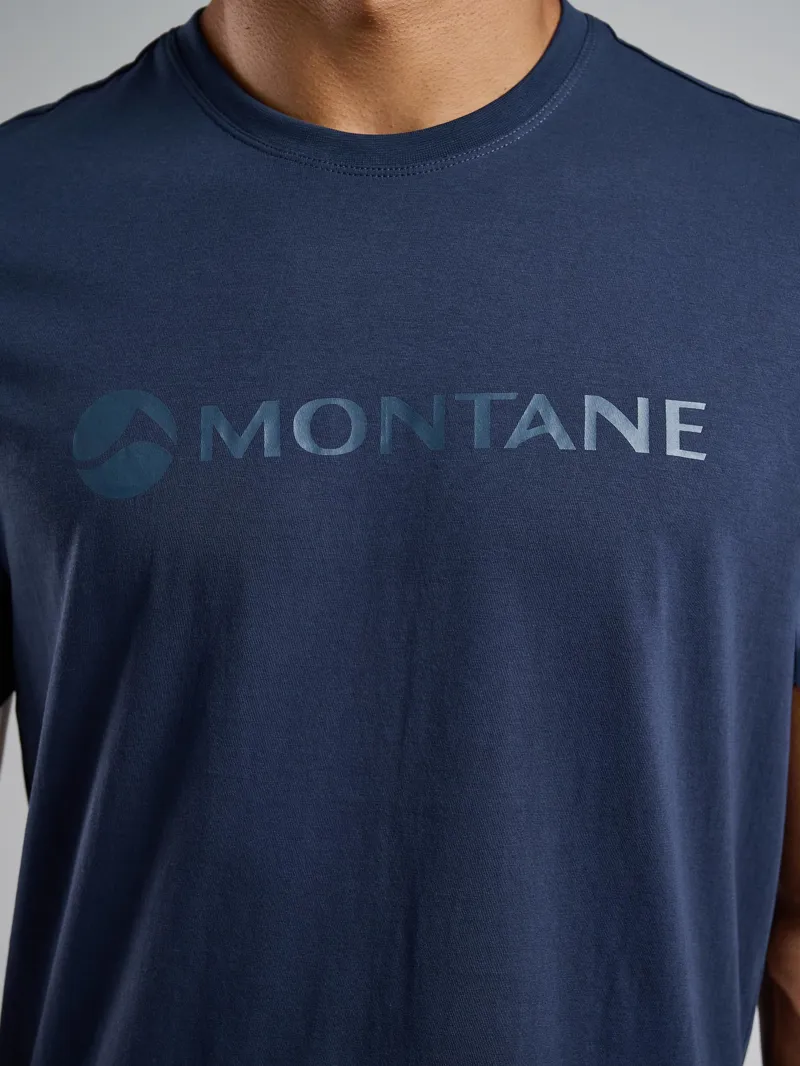 Montane Mens Montane Mono Logo T-Shirt - Eclipse Blue-3