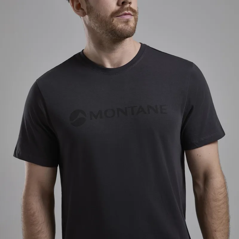 Montane Mens Montane Mono Logo T-Shirt - Midnight Grey-3