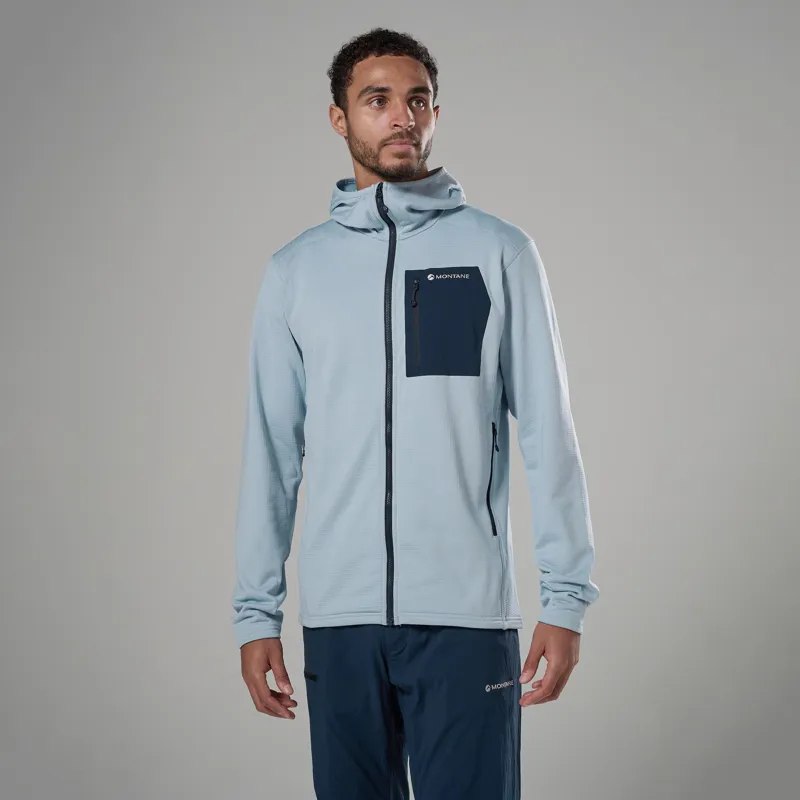 Montane Mens Protium CP Hoodie - Frost Blue-1