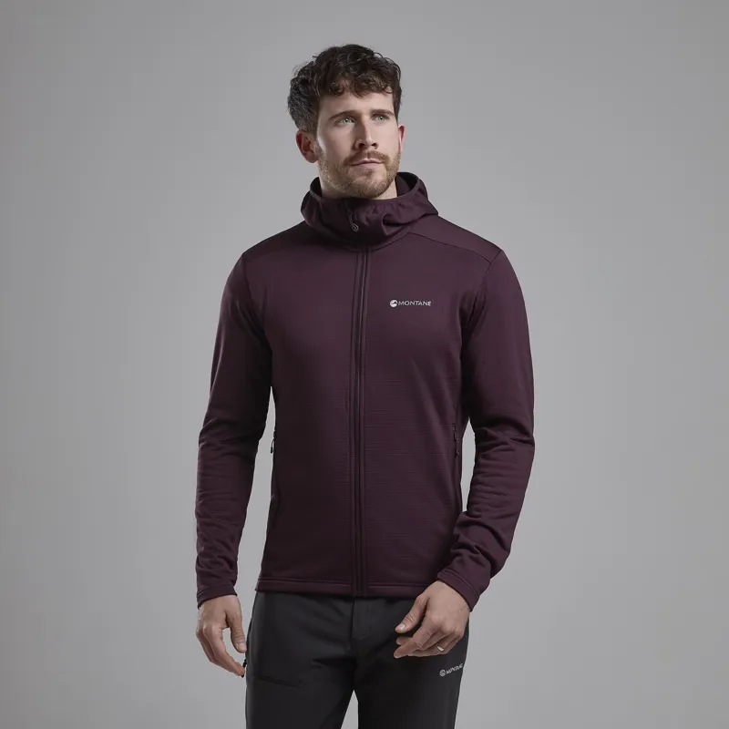 Montane Mens Protium Hoodie - Dark Garnet-2
