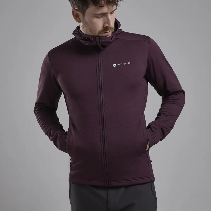 Montane Mens Protium Hoodie - Dark Garnet-4